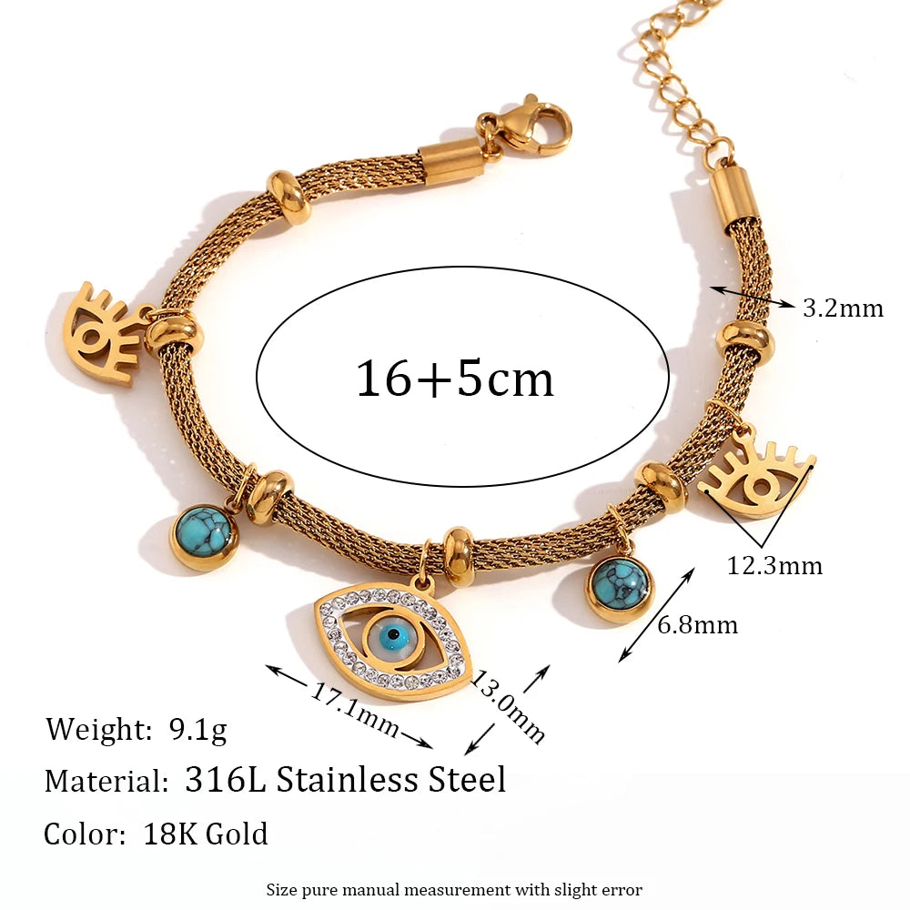 Septum Bead Turquoise Eye Necklace - YDKM
