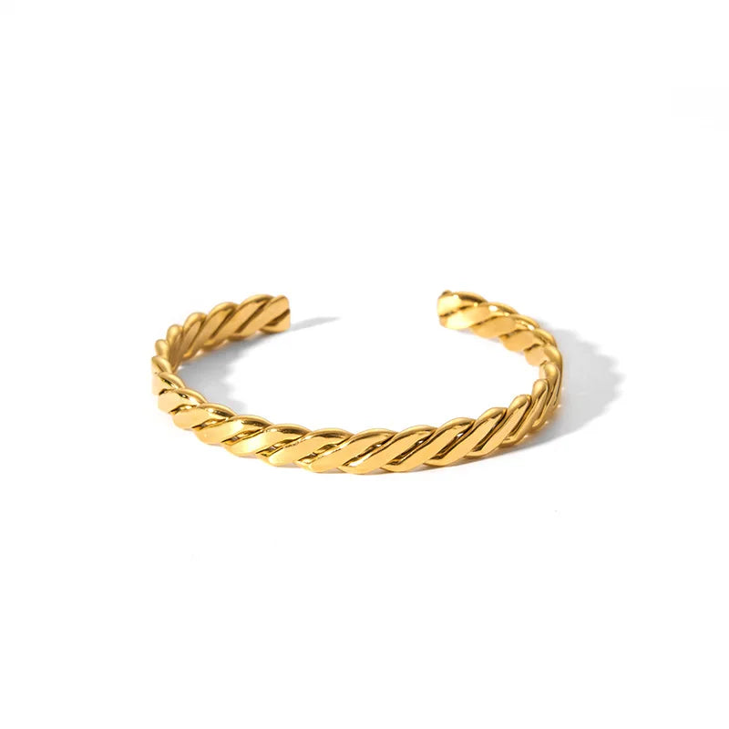 New Waterproof Cubic Zirconia Bangles Stainless Steel Bracelets Tarnish Free  Jewelry for Women Factory Wholesales Customize - YDKM